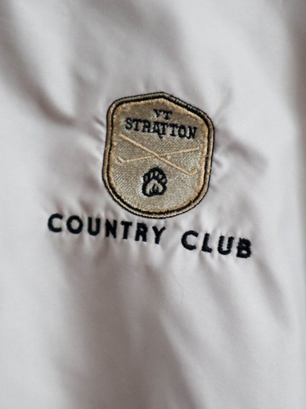 Stratton Vermont Country Club Men's Golf Pullover Windbreaker Jacket Sz Medium - Picture 5 of 9